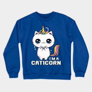 Kawaii I'm A Caticorn Unicorn Cat Kittycorn Crewneck Sweatshirt